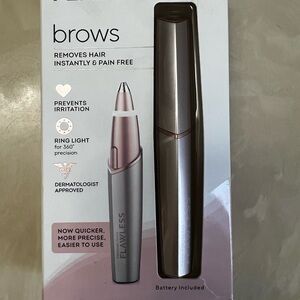 Flawless Brows Hair Remover - Silver and Pink